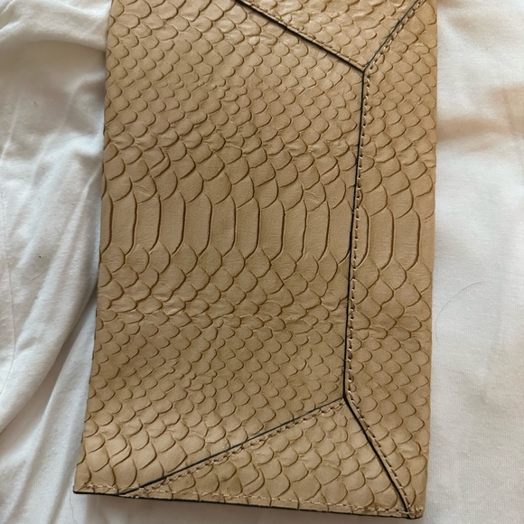 New Loeffler‎ Randall Python Embossed
Nude Clutch